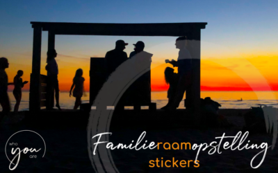 Familieopstelling raamstickers